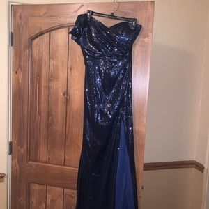 Sequin evening dress. Barely been worn.